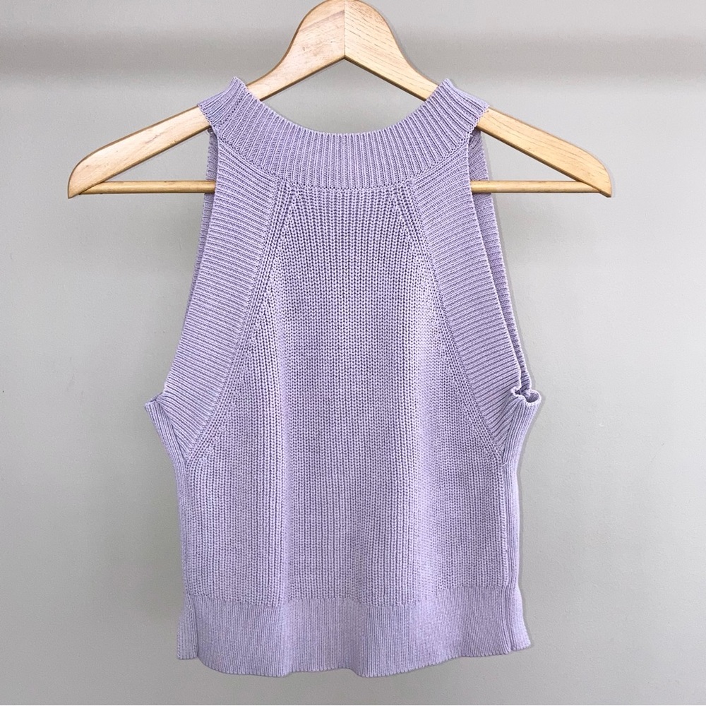 Aritzia Wilfred Crevier knit tank top. 💜 - Picture 4 of 6